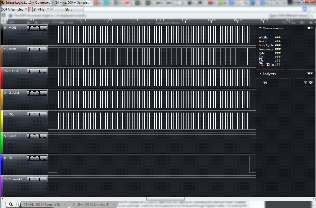 VAIO WirellessUSB keyboard SPI to transmitter A-key pressed once